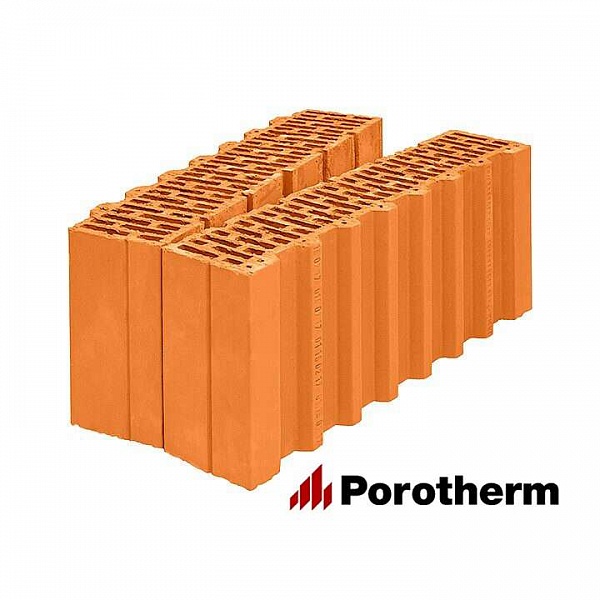 Керамический камень Porotherm 51 1/2 M100 14,32 НФ доборный элемент 510x250x219