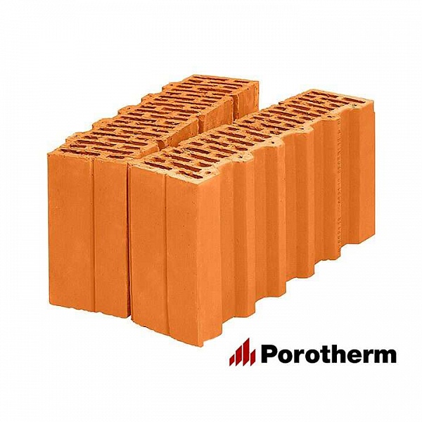 Керамический камень Porotherm 38 1/2 M100 10,67 НФ доборный элемент 380x250x219
