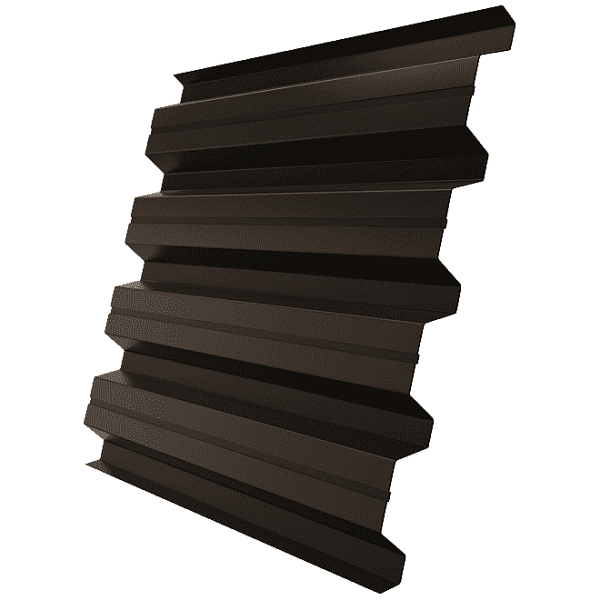 Профнастил H60A 0,5 Satin RR 32 темно-коричневый