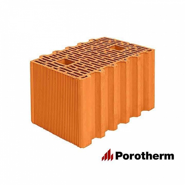 Керамический камень Porotherm 38 M100 10,67 НФ поризованный 380x250x219