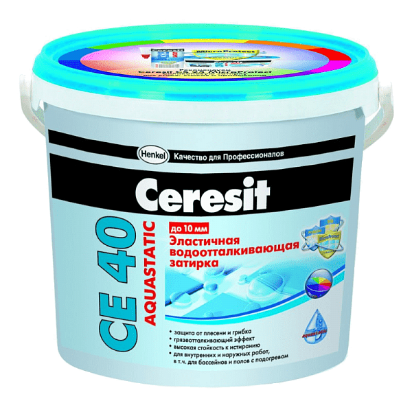 Затирка Ceresit СЕ 40 Aquastatic бирюза 2 кг