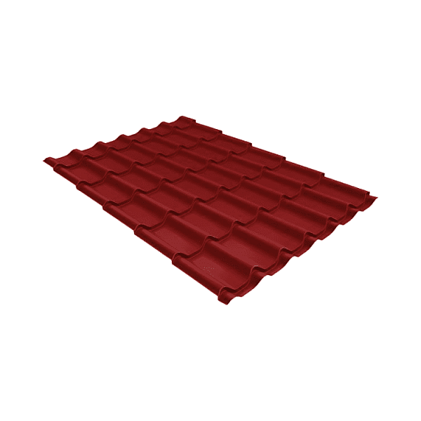 Профиль волновой Grand Line Классик 0,45 PE RAL 3011 коричнево-красный